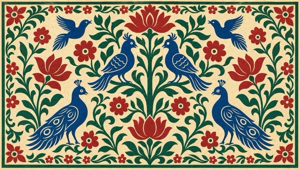 Paper-cut garden