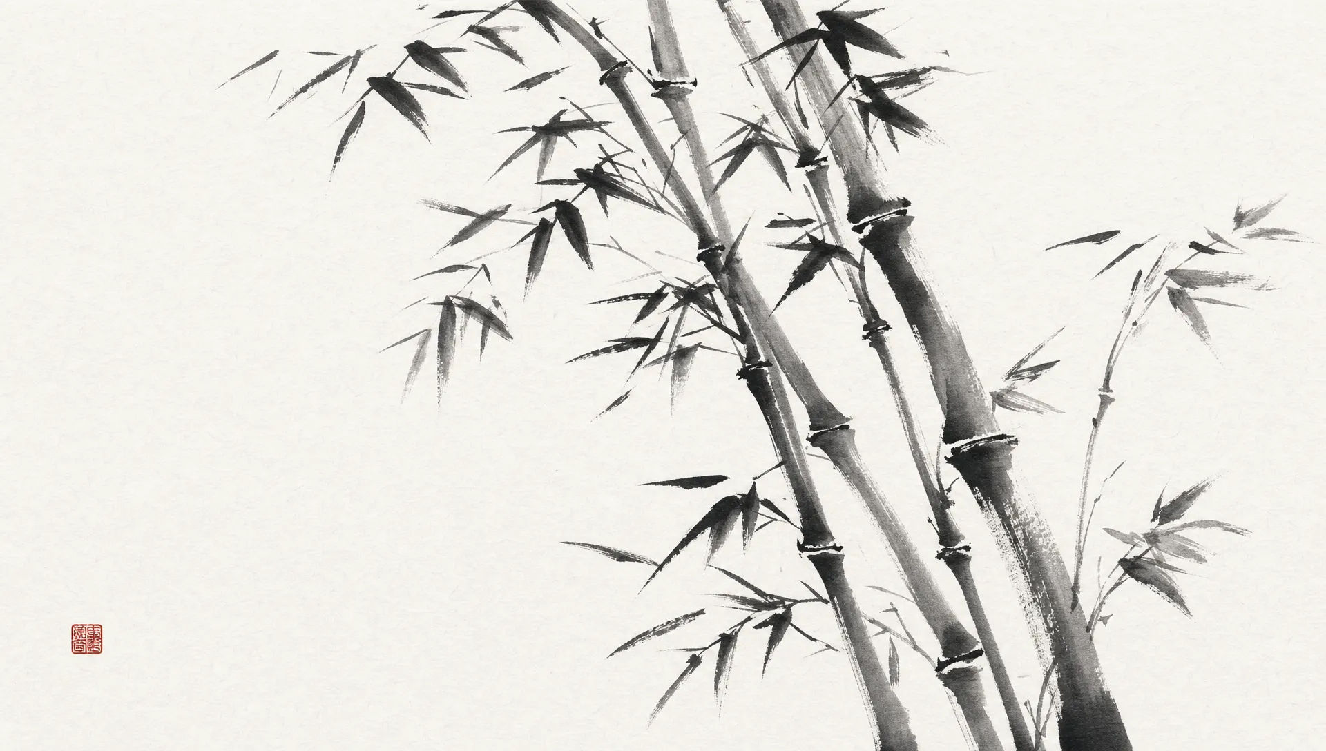 바람 속의 대숲