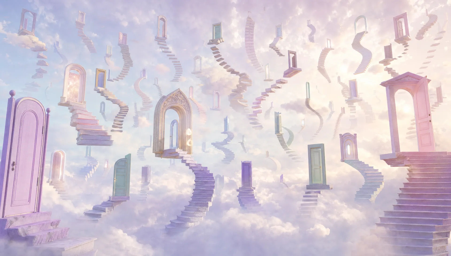 满布门扉的天空