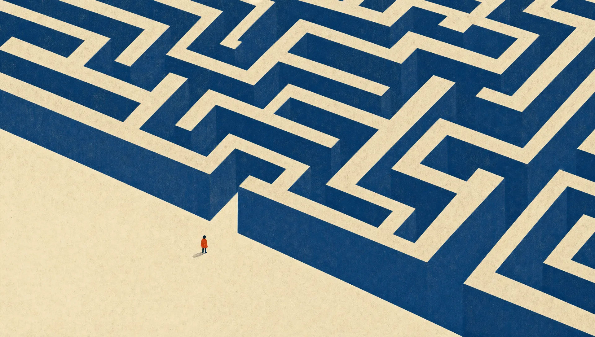 Maze from above