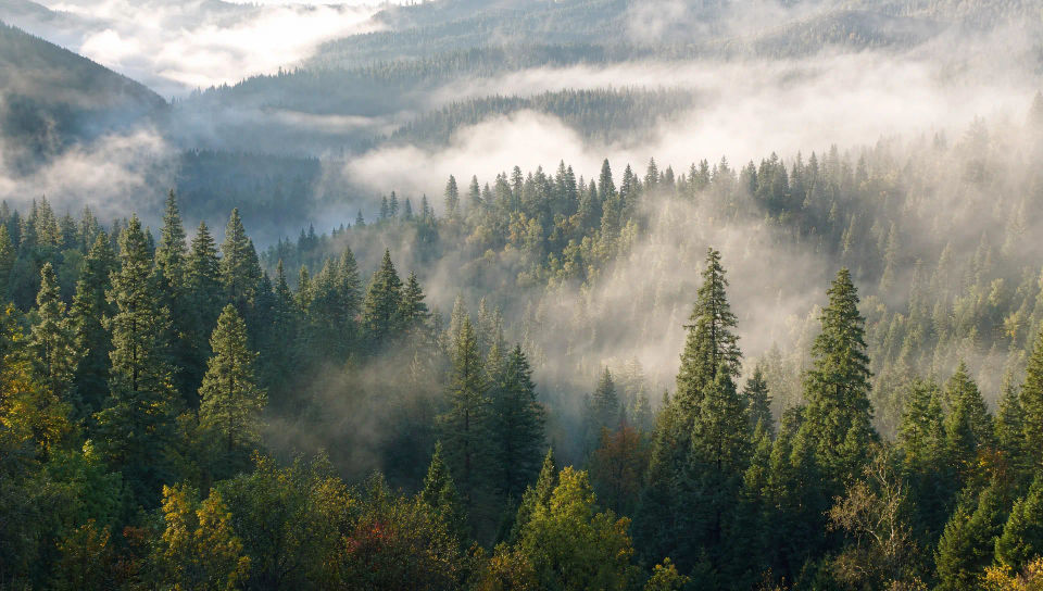 Valley of pines