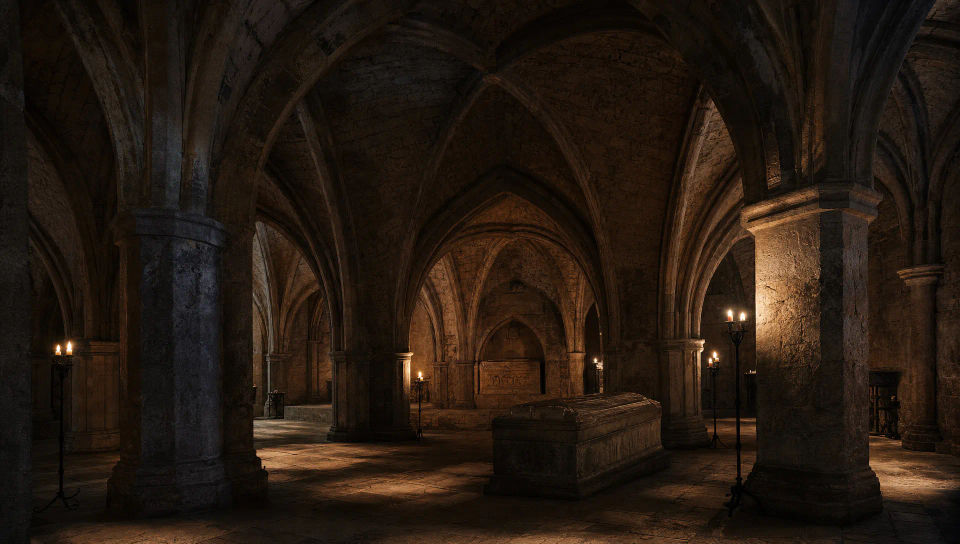 Crypt below