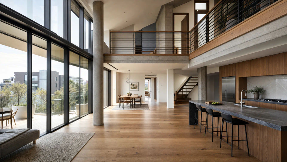 Loft with mezzanine