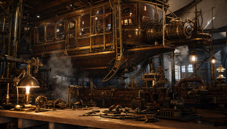 Airship hangar bench
