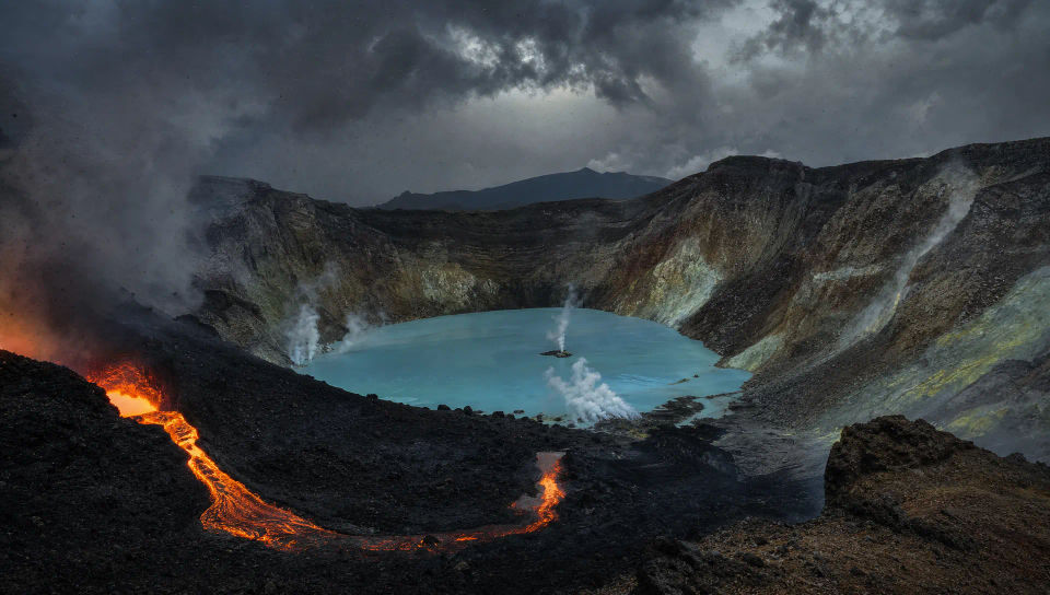 Caldera lake
