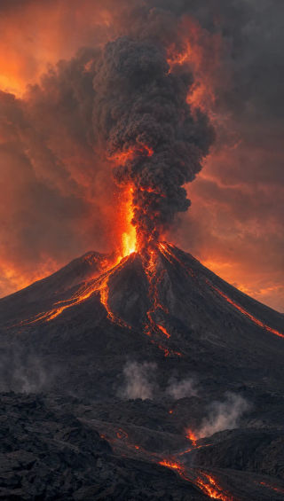 Volcanic  3ED 状態HP Volcanic Landscape AI Images | Morphic