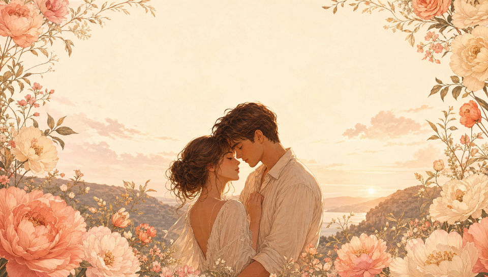 Romance cover layout