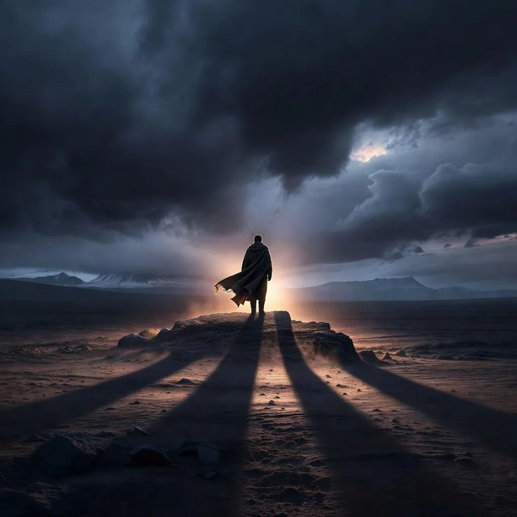 Cinematic key art with dramatic rim light and a moody atmosphere