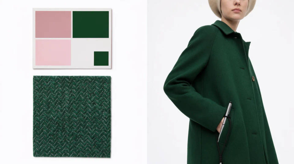 Direção visual guiada por moodboard