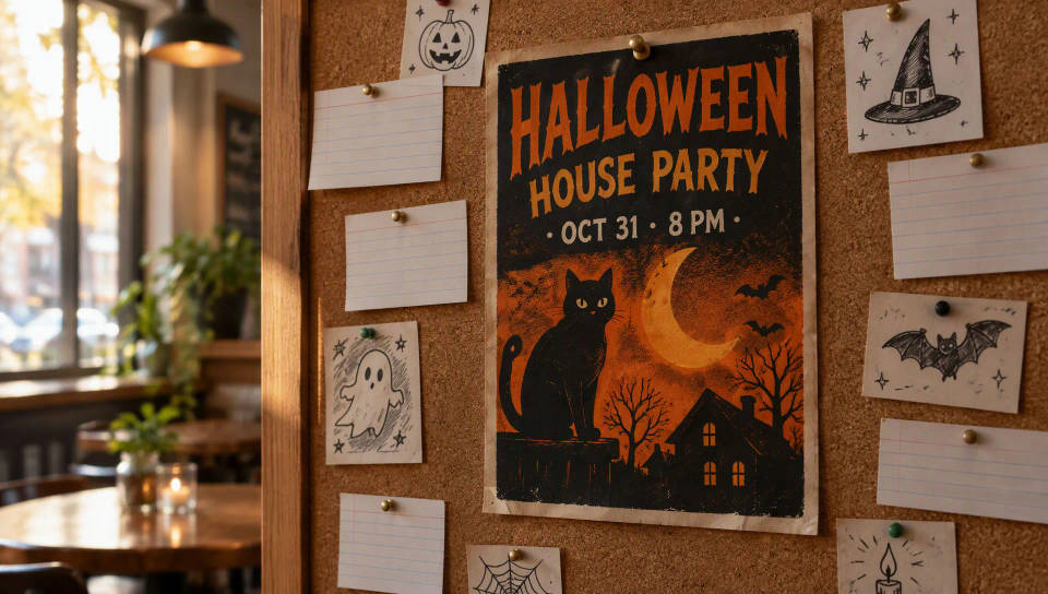 Party posters and invitations