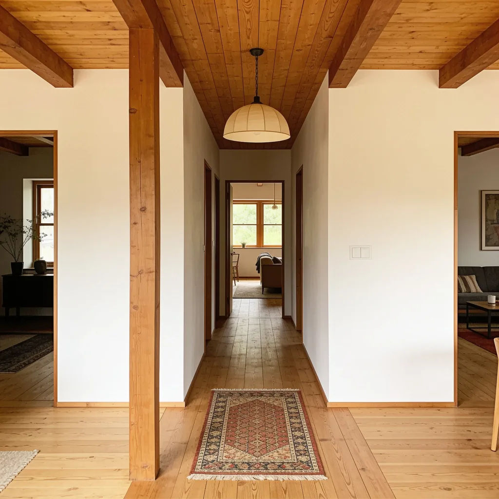 Interior photo extended to show more floor and ceiling in the same style