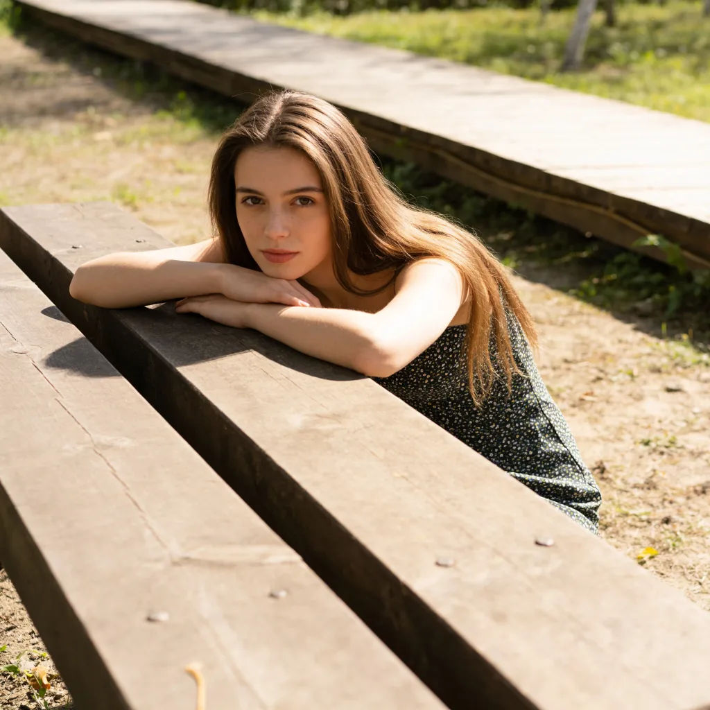 Photo with a background person removed and filled with matching scenery
