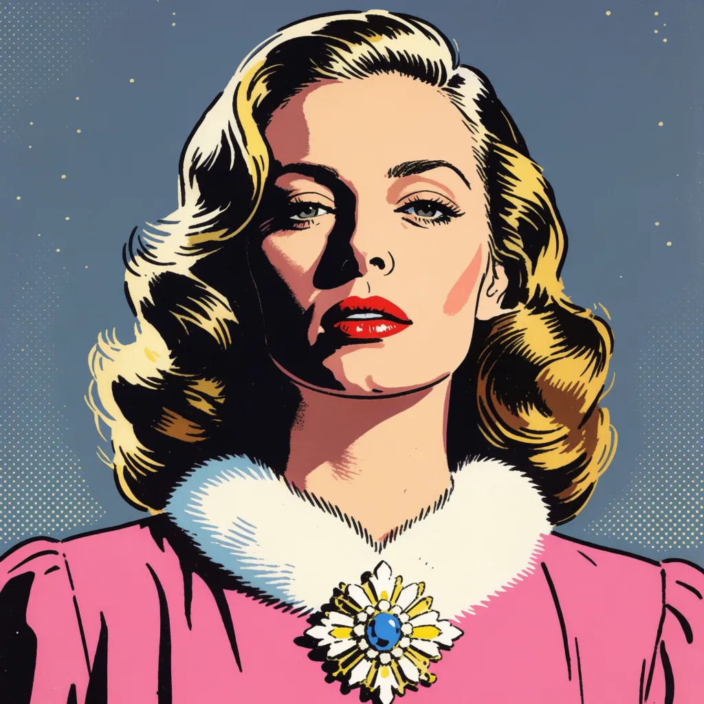 Photo converted to a pop art cartoon with bright blocks of color