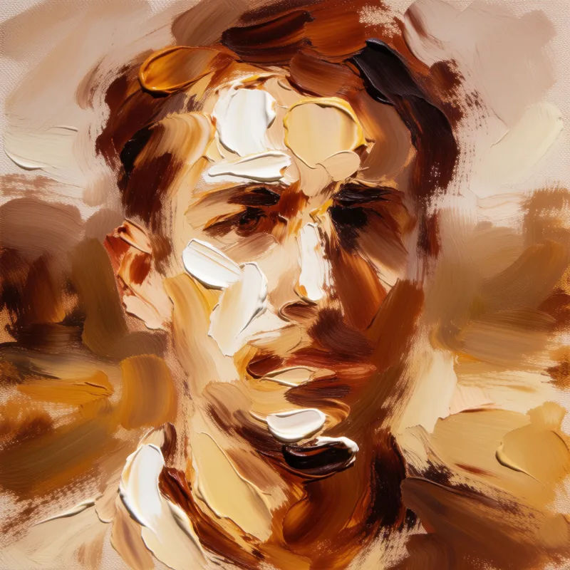 Ein Foto, neu gemalt als weiches Aquarell mit lockeren Lasuren und sichtbarer Papierstruktur