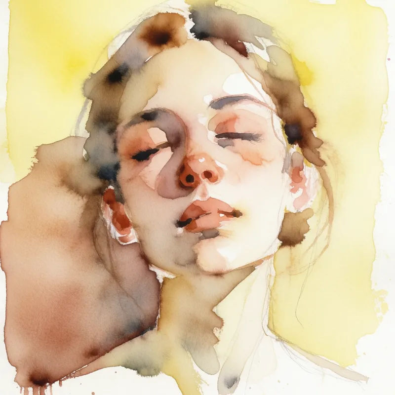 Ein Foto, neu gemalt als Ölgemälde mit dicken Impasto-Pinselstrichen