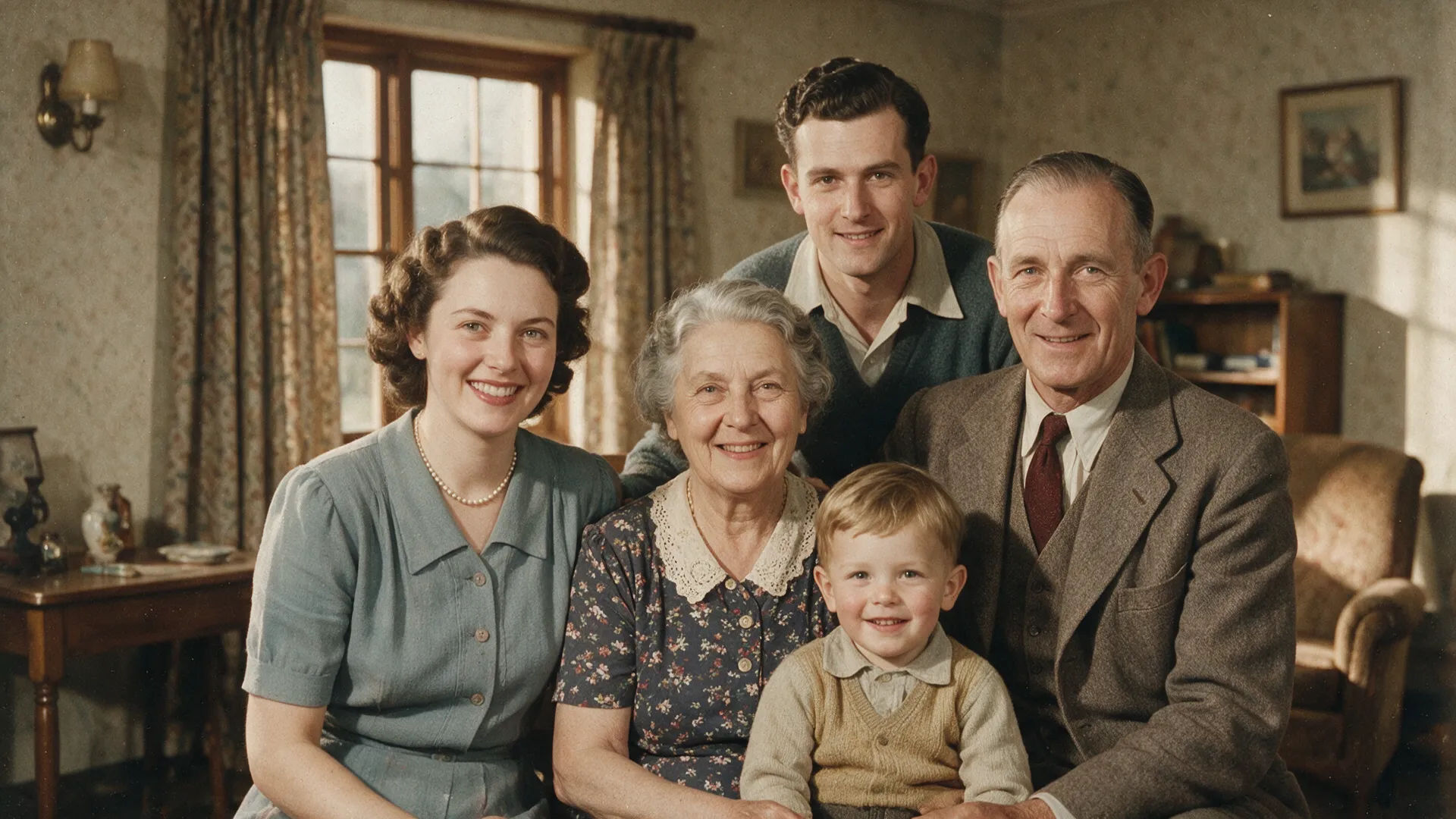 Alte Familienfotos in Farbe