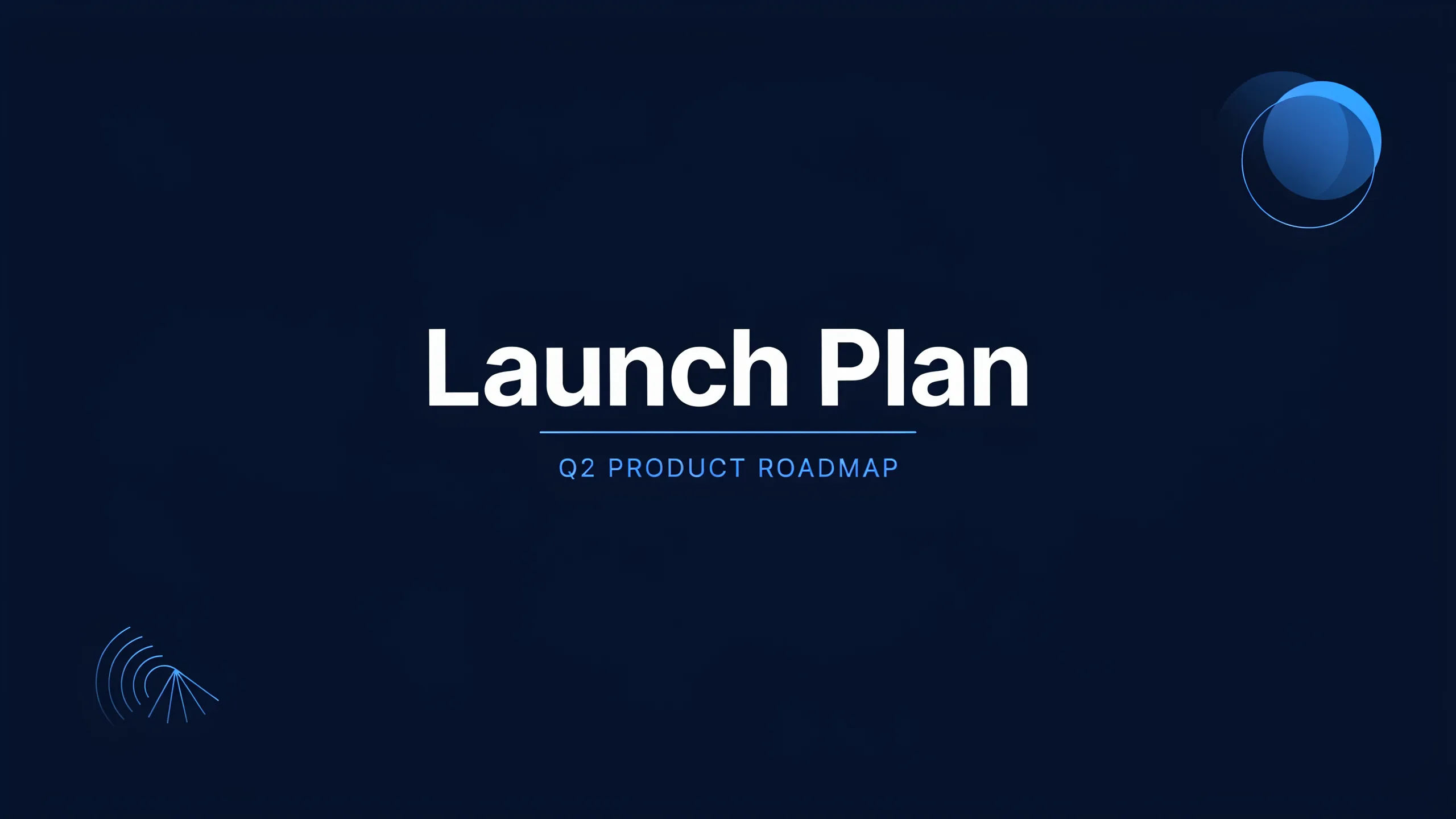 AI-generated title slide with a bold centered headline and soft gradient background