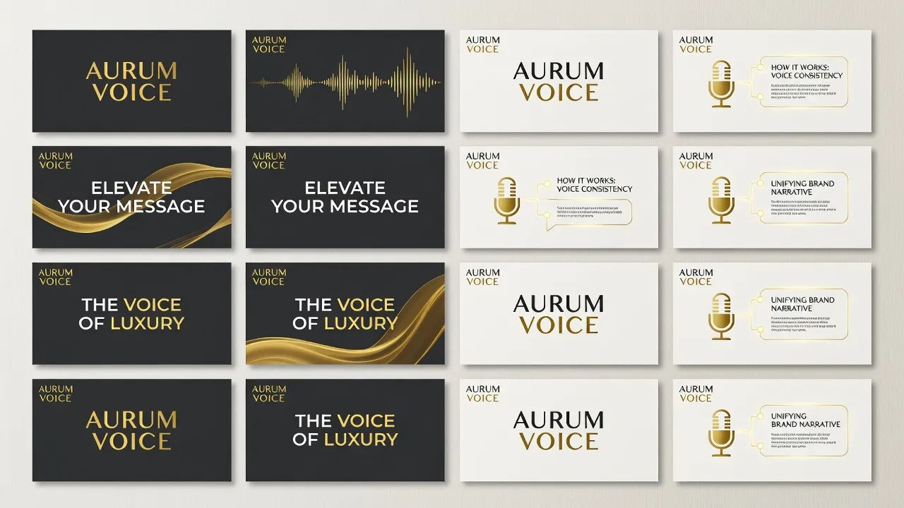 Build a consistent brand voice