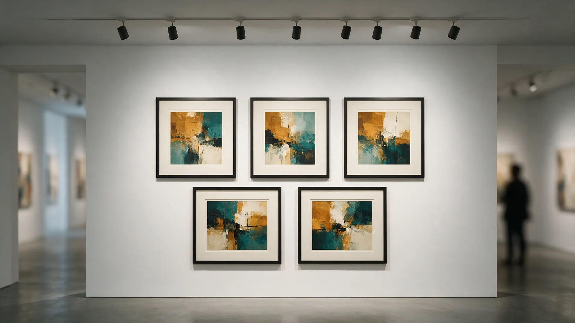 Eine einheitliche Galerie-Serie
