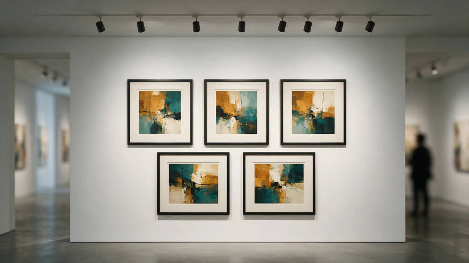 Uma série de galeria com estilo único