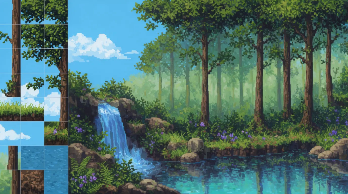 Tilesets and level backgrounds