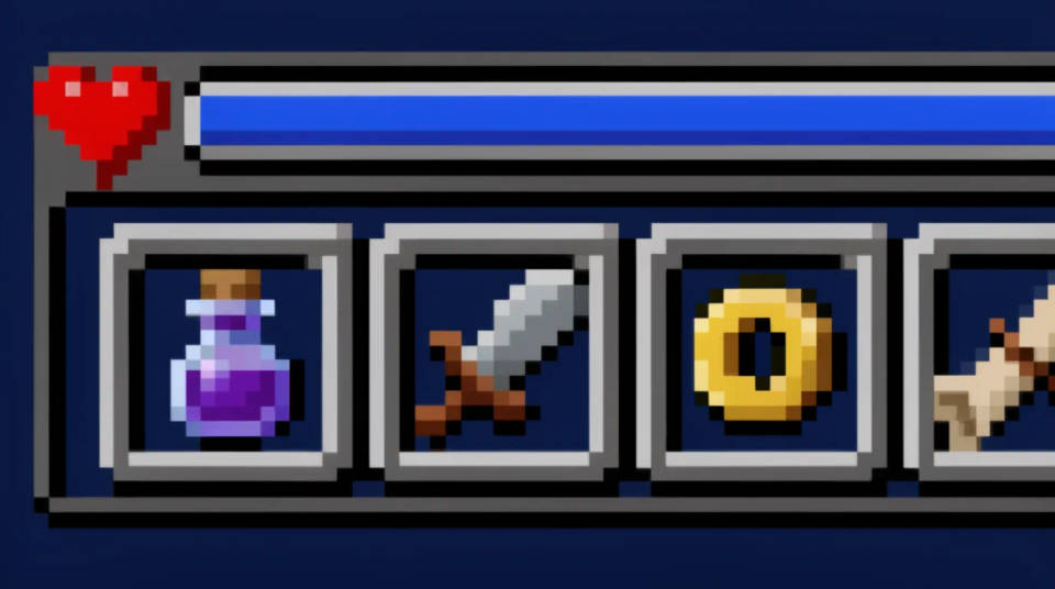 Ícones de item e assets de UI