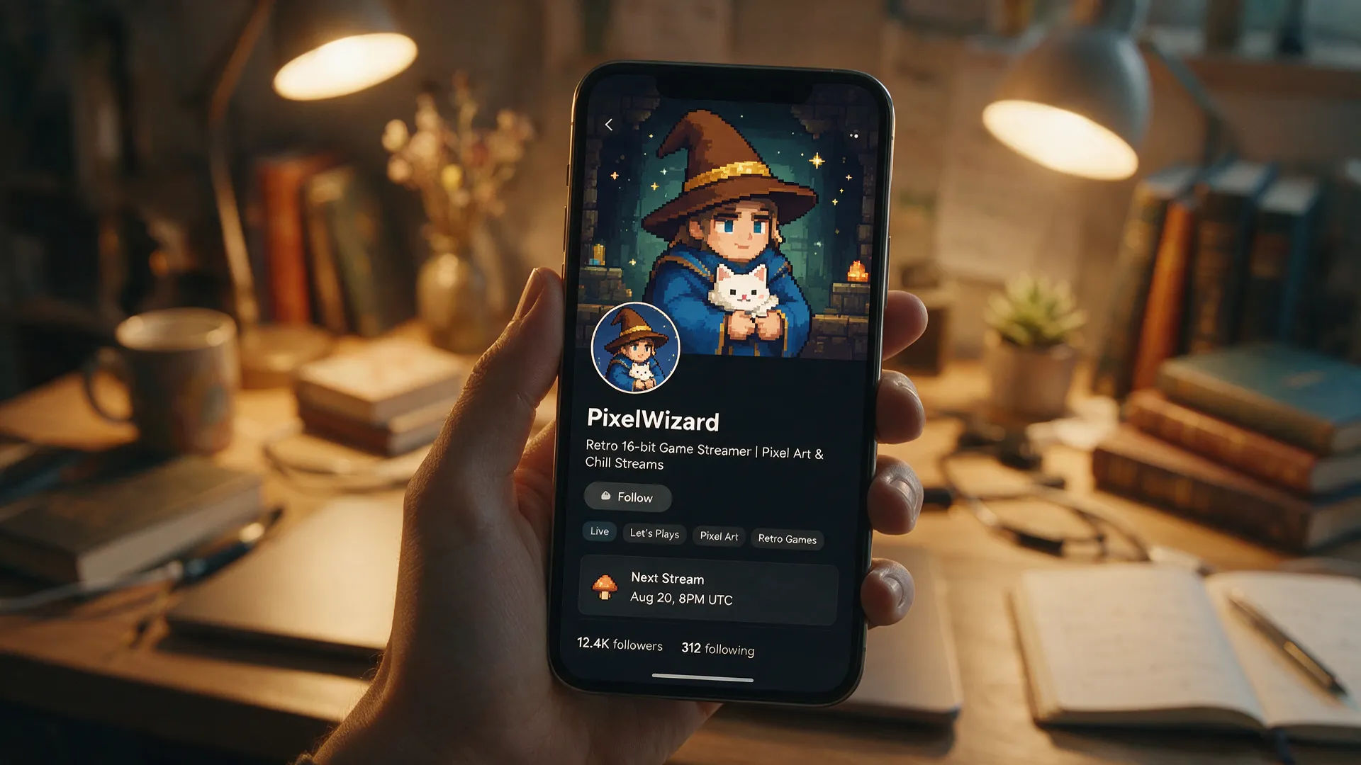 Retro-style content and avatars