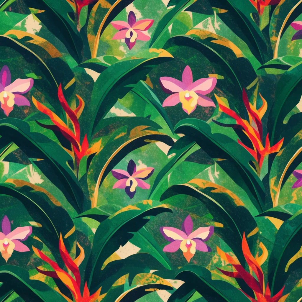 Nahtloser tropischer Print aus Monstera-Blättern und Paradiesvögeln in Edelsteingrün