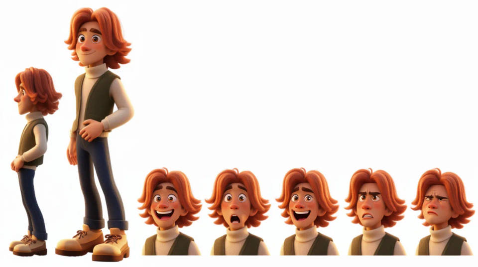 Pose and expression sheets