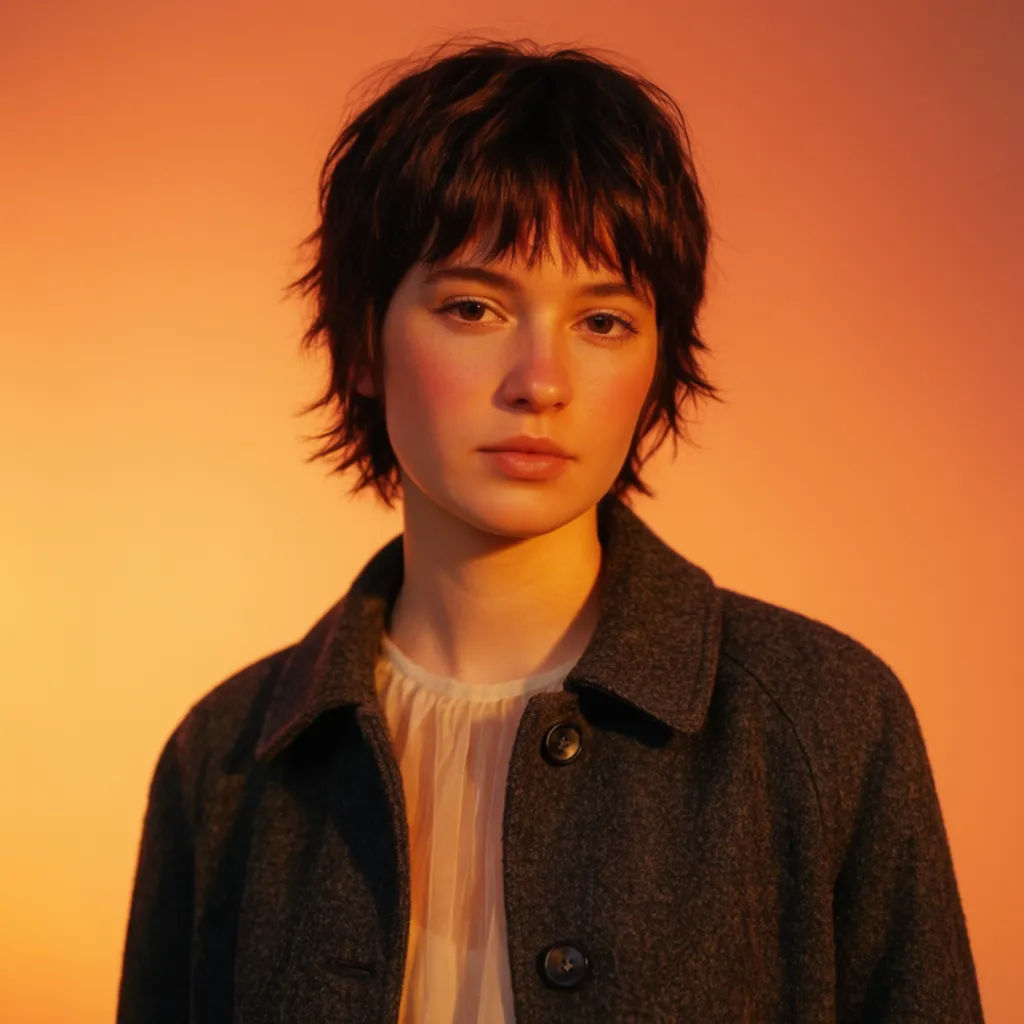 Subject placed on a shared gradient background to match a set
