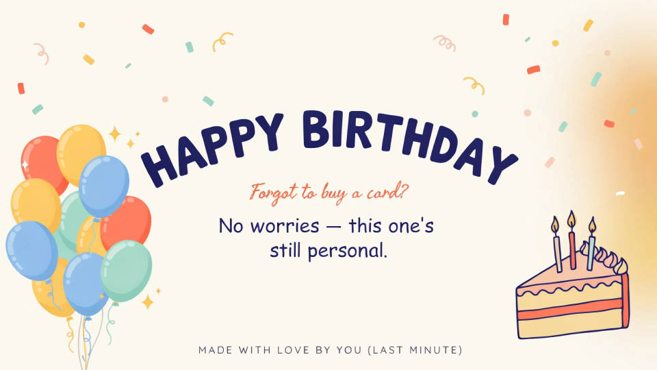 A last-minute card that still feels personal