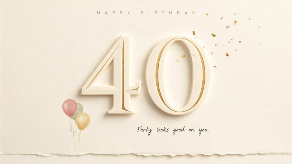 Milestone birthdays