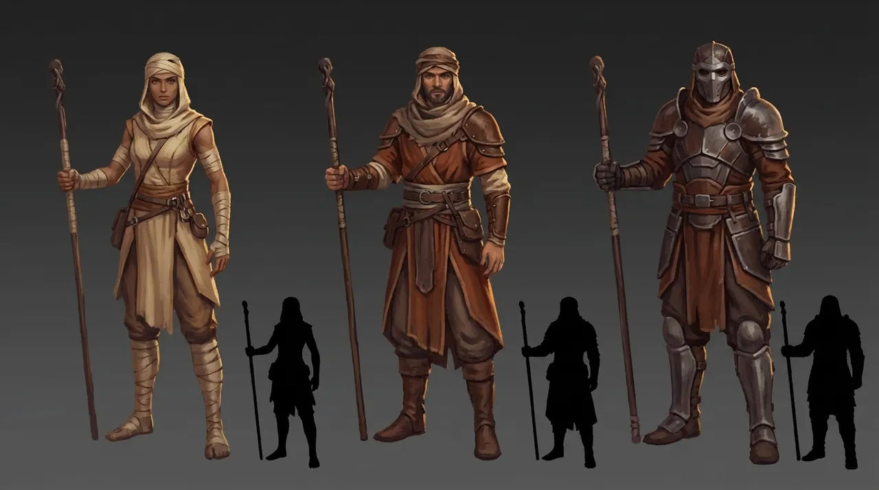 Character and prop sheets