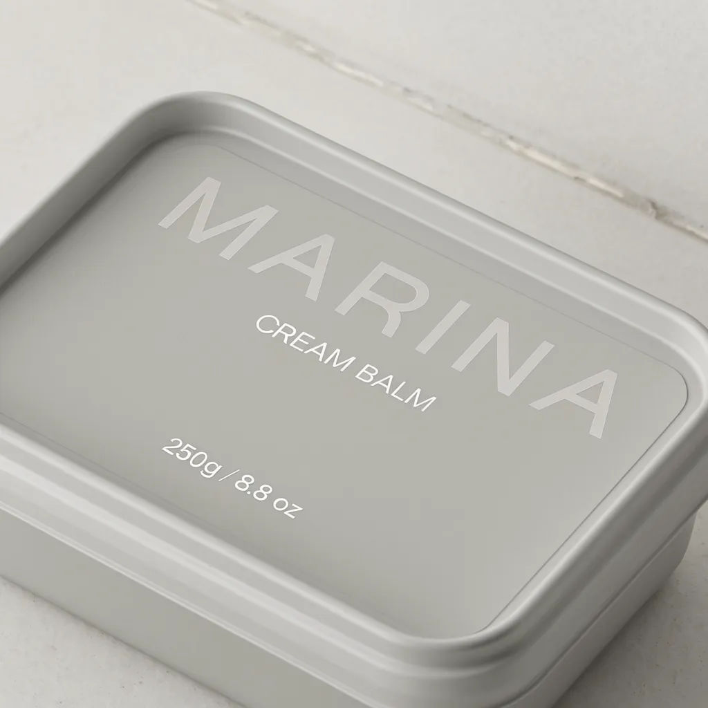 A product photo denoised on flat areas with the label kept sharp
