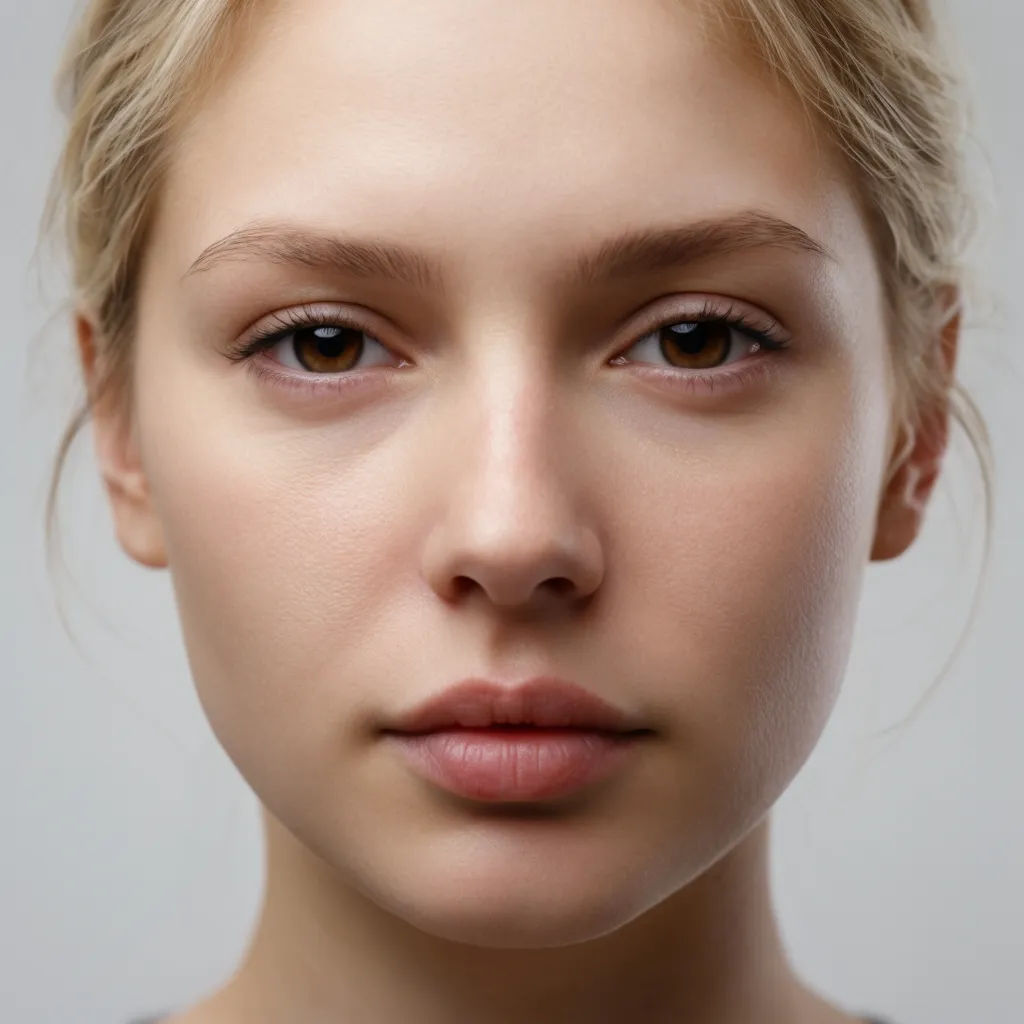 A small headshot enlarged with facial detail kept crisp