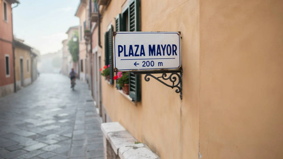 Clarify a sign for travellers