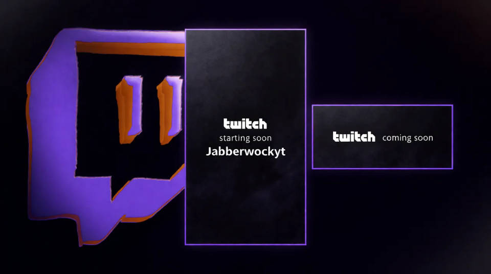 Começando já já e vinheta na Twitch