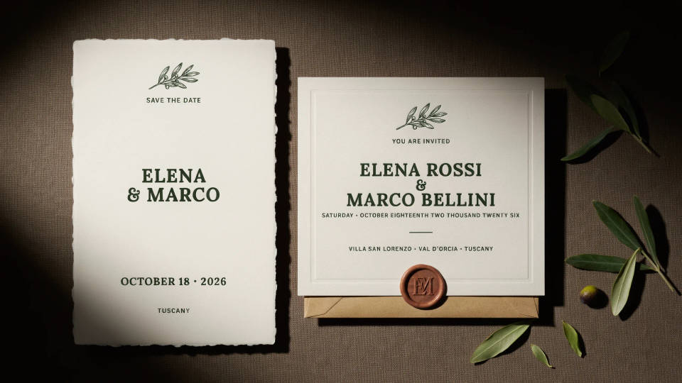 Weddings and save-the-dates