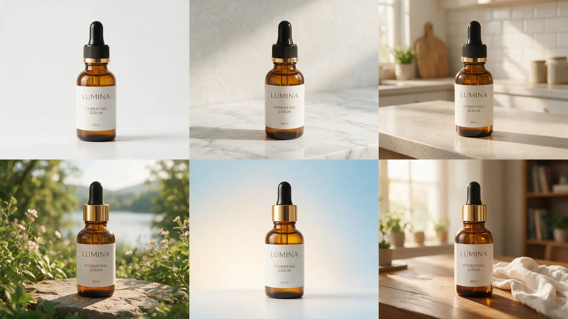 Your exact product, a dozen scenes