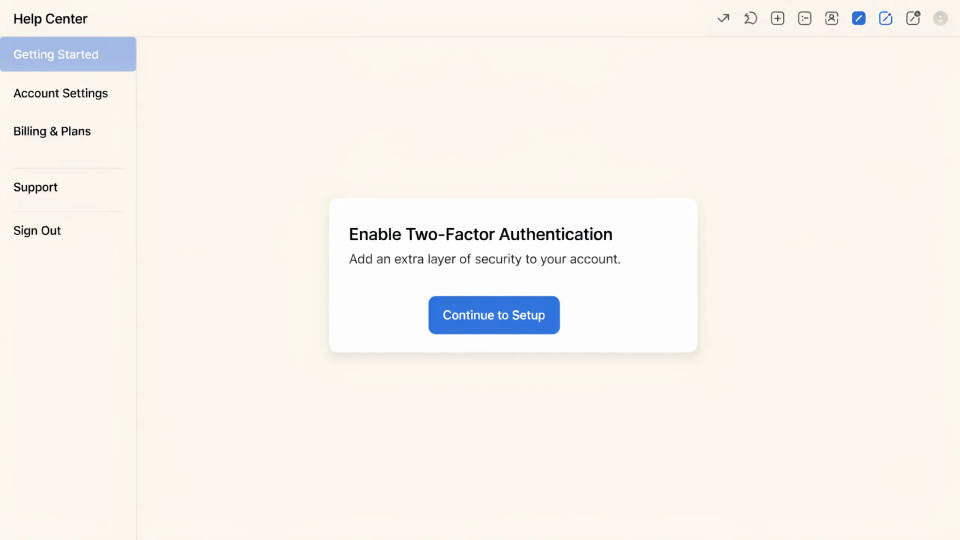 Clean up a screenshot for a help article
