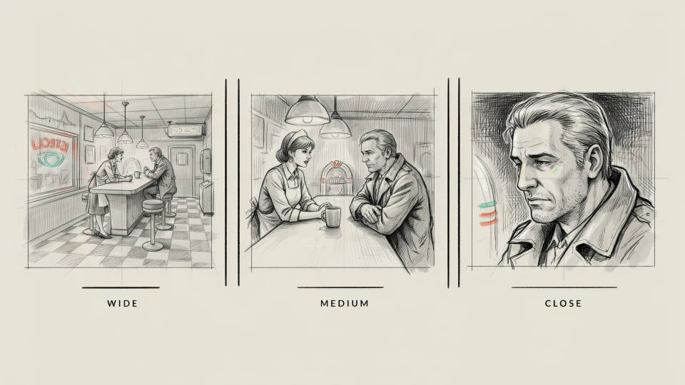 Pitch a scene to a client