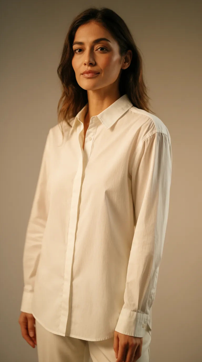 Same shirt shown on a different model from one reference
