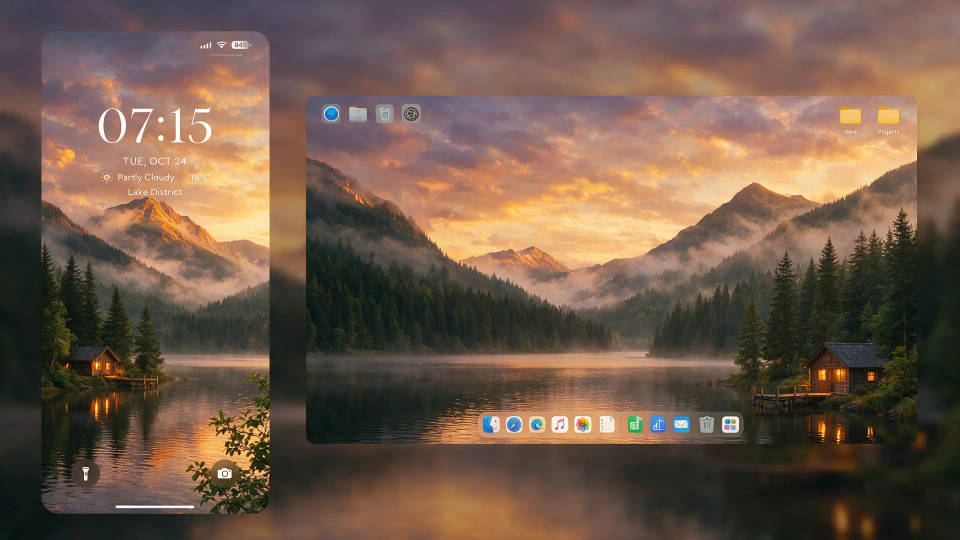 Celular e desktop a partir de uma ideia só