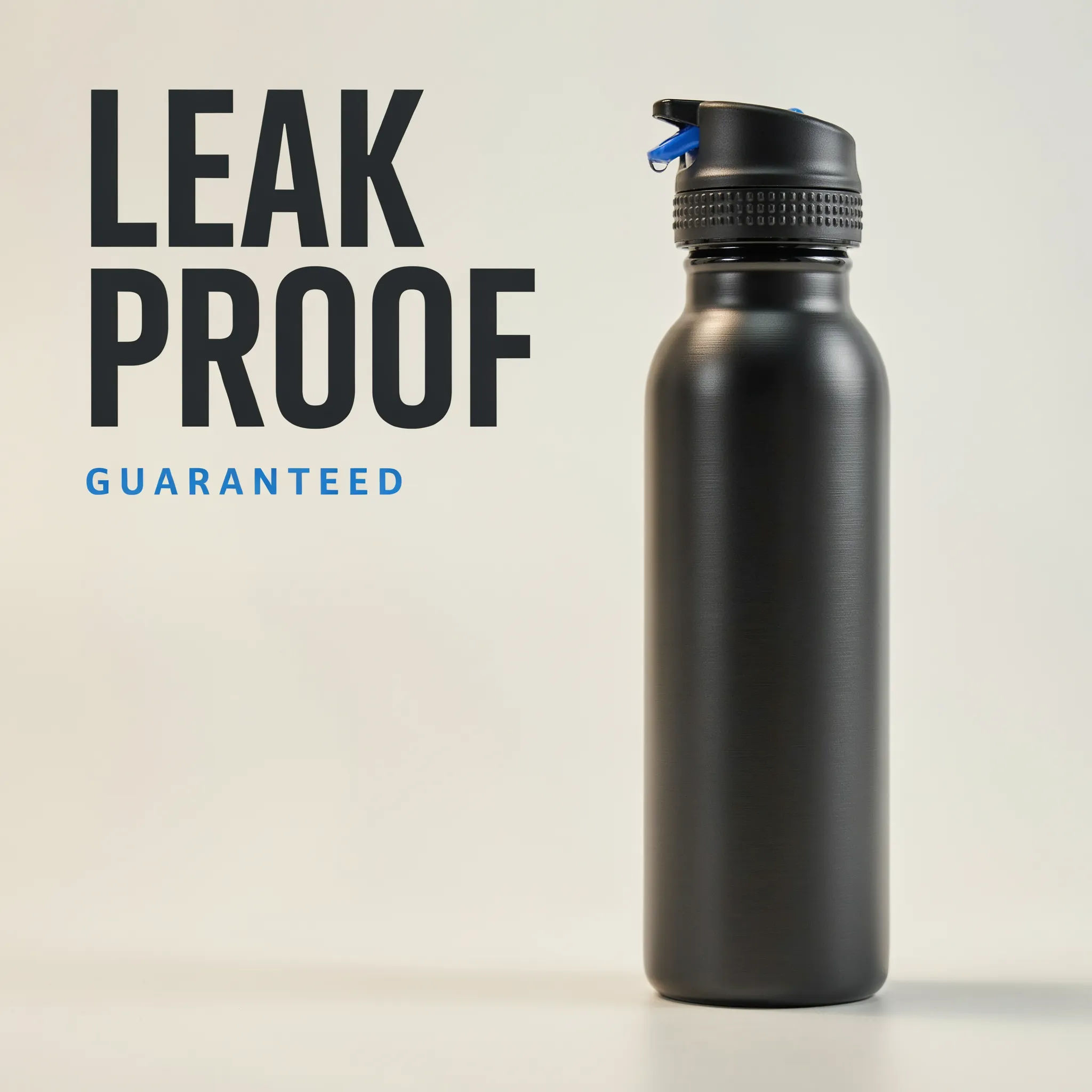 Feature callout tile highlighting a leak-proof lid