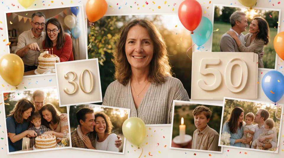 A milestone birthday piece