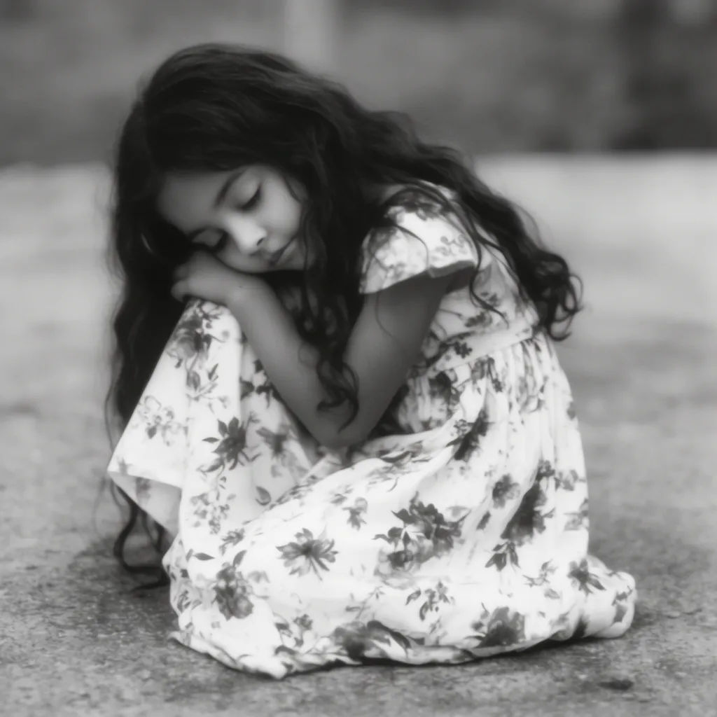 A photo converted to a soft low-contrast black and white