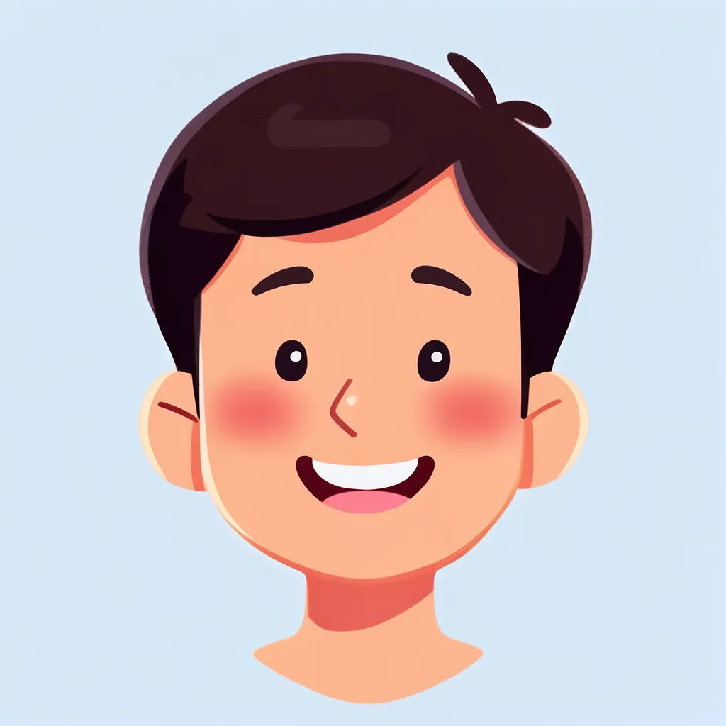 Selfie turned into a bold comic-ink cartoon avatar