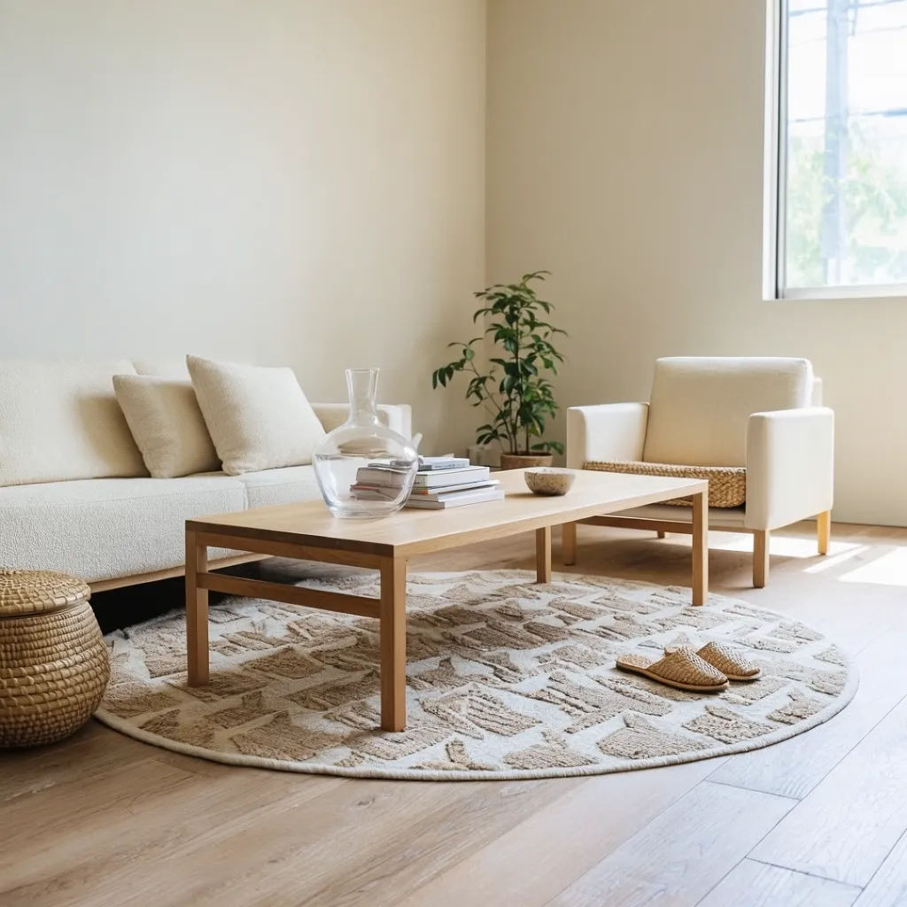 Living room reframed to a corner view showing two walls