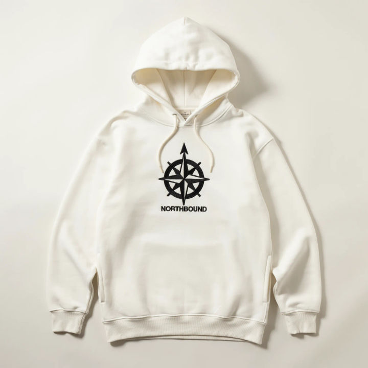 Logo emblema de streetwear forte e minimalista em preto