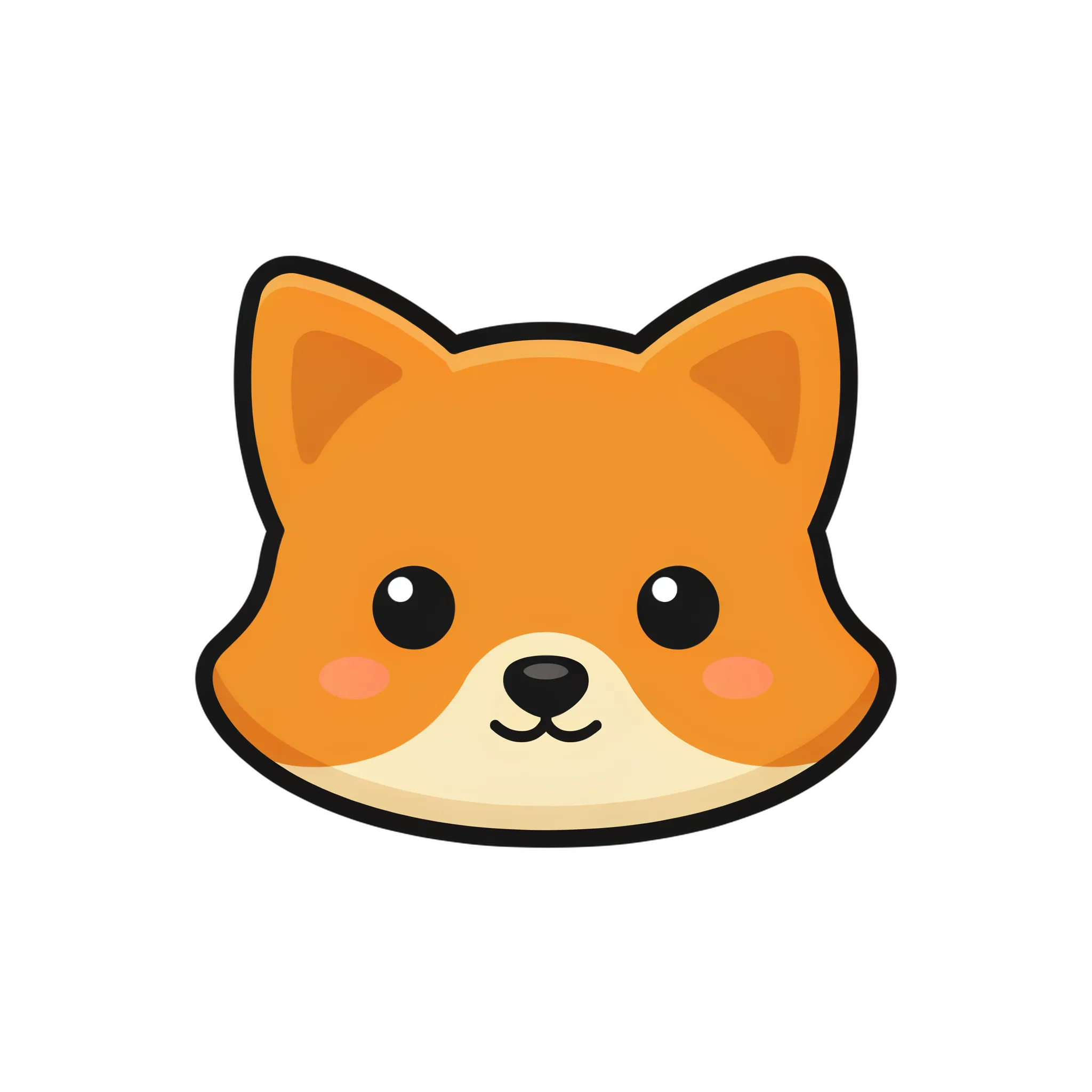 Discord icon with a rounded friendly fox mascot